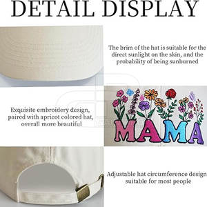 Gorra Edición Especial Día de la Madre para Mamá con Costuras Premium y Estilo Urbano Moderno - Product Image 4