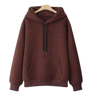 Sweat-shirt à capuche pour homme en coton épais, coupe oversize, avec logo imprimé motif couronne, 100% coton, style designer, ensemble de survêtement avec pantalon - Product Image 6