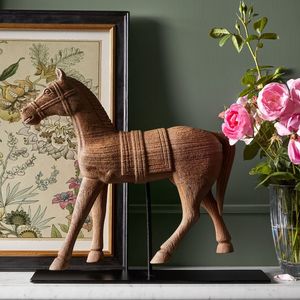 Handcrafted Wooden Horse <b>Table</b> Centerpiece For <b>Rustic</b> <b>Farmhouse</b> <b>Dining</b> Room Wedding And Home Decor Display - Product Image 3