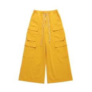 Pantalon cargo respirant pour homme, pantalon décontracté ample de style gothique, pantalon long noir pour homme, style streetwear, plusieurs poches - Product Image 6