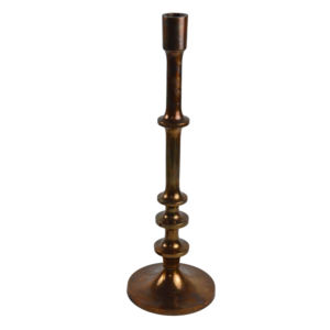 Porte-bougie antique artisanal avec un design élégant, utilisé comme décoration de table pour la maison, les mariages et les anniversaires - Product Image 3