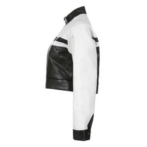 Chaquetas de Cuero de Moda para Mujer, Diseño de Cuello Camisero Personalizado, Chaquetas de Cuero Genuino - Product Image 4