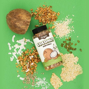 [FARMTOGLOBAL] Ongok Honey Chipnola Baked Whole Grain Granola Korean Cereal <b>Snack</b> for Breakfast & Topping - Product Image 2
