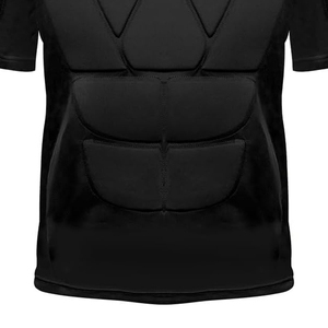 American Football <b>Padded</b> Compression Shirt Youth Adult Shock Absorbing Protective Sports Base Layer Top compression Shirts - Product Image 4