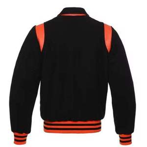 Custom Baseball Letterman Jackets Coat Winter Wool Body Leather Sleeve Bomber Varsity Jacket <b>Men</b> - Product Image 1