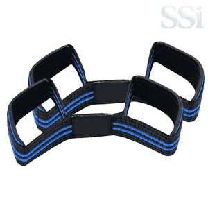 Sangles de poignet renforcées en forme de 8 pour la musculation, support de préhension réglable pour les rameurs et les shrugs, développement musculaire - Product Image 3