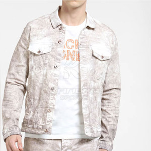 Chaqueta Casual de Mezclilla para Hombre, 100% Algodón, Invierno, Ecológica, Transpirable, con Logotipo Frontal, Diseño Suave y Cómodo para Uso en Exteriores - Product Image 1