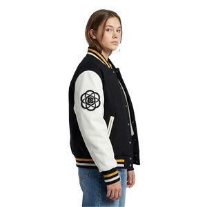 MUESTRA GRATUITA Chaqueta Varsity con Parche Bordado Personalizado, Chaqueta Varsity de Baloncesto 100% Cuero PU, la mejor calidad a un precio razonable - Product Image 6