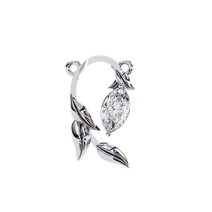 Collier pendentif solitaire en diamant plaqué or, design unique et créatif, style européen et américain pour femme - Product Image 4