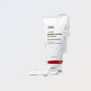 Nettoyant visage le plus vendu Akwell Tea Tree Blemish Control Pack Cleanser 120ml, nettoyant visage à base d'acides aminés, crème nettoyante pour le visage - Product Image 1