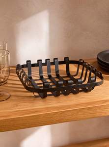 Panier à serviettes élégant en fer pour une utilisation quotidienne à la table, améliorant l'expérience culinaire avec un peu plus d'ordre - Product Image 5