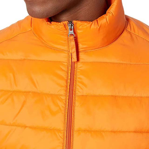 2024 Men's Custom High Quality Puffer Jacket Thick <b>Warm</b> Winter Hooded Coat in Street Style Made From Durable Canvas - Product Image 5