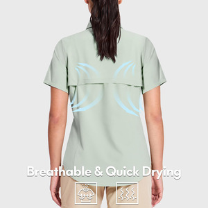 Vêtements de style urbain, chemises de pêche pour femmes, respirantes, manches longues, polyester, spandex, vêtements de pêche pour femmes - Product Image 6