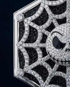 High Quality Silver VVS Moissanite Iced Full Diamonds Custom Heart Pendants <b>Spider</b> Net Personalized Hip Hop <b>Necklace</b> - Product Image 4