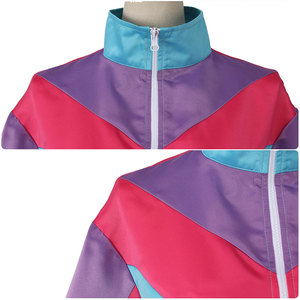 Ensemble coupe-vent pour femme, service OEM, idéal pour la course et les activités estivales, couleur unie avec motif au design unique. - Product Image 4