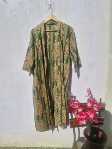 Robe Kimono en Coton Imprimé Tigre pour Femme, Cache-maillot de Plage Léger, Peignoir Décontracté, Robe Cache-cœur - Product Image 5