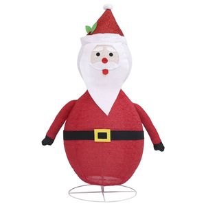 2 ft tessuto di lusso LED natale Babbo Natale figura decorativa natale statuetta & giocattolo - Product Image 5