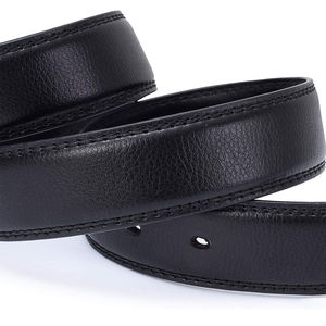 Nouvelle ceinture en cuir personnalisée 2025 pour hommes avec boucle solide, ceinture en cuir souple à boucle ardillon en cuir de vachette, ceintures en cuir pour adultes fabriquées au Pakistan - Product Image 2