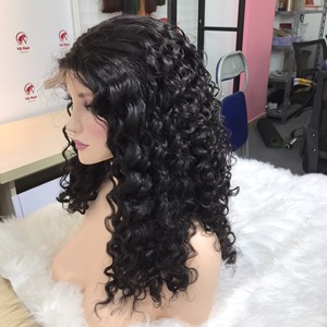 SDD Cheveux Remy Bouclés Naturels pour Perruque Lace Frontal Loose Deep Wave HD Lace Front Perruques pour Femmes Noires - Product Image 1