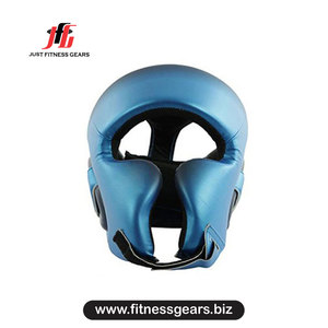 Protector de Cabeza de Boxeo Amarillo de EVA con Detalles en Rojo y Azul para Niños, Entrenamiento de Artes Marciales, Cierre de Velcro, Antideslizante - Product Image 2