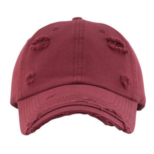 Casquettes de baseball formelles en coton 6 panneaux de haute qualité OEM avec casquettes personnalisées numériques effet vieilli à vendre à prix abordable - Product Image 4