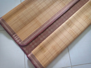 Tapis de lit en bambou pour la maison, tailles 1m, 1.2m, 1.6m, 1.8m, tapis de couchage en bambou naturel avec surface rafraîchissante - Product Image 5