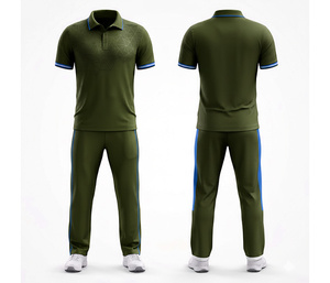 Stylish Sublimated <b>Cricket</b> Uniform with OEM/ODM Service| Men Women Youth <b>Cricket</b> Wears Polo Shirt and Trouser Full Team - Product Image 6