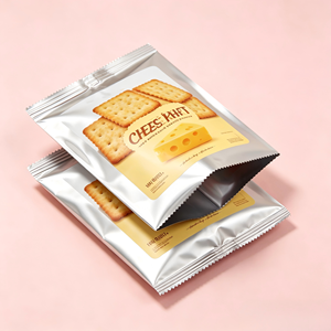 Food Packaging <b>Pouches</b> Moisture Proof Stand up Resealable Zipper hang Hole Matt White Doypack - Product Image 4