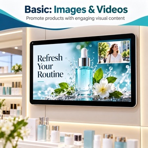 Pantalla Comercial de 32 Pulgadas para Montaje en Pared, Menú Digital LCD, Señalización Digital para Restaurantes, Publicidad, Android, Windows, WiFi, OEM - Product Image 2