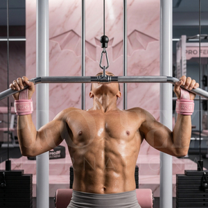 Sangles de levage rembourrées en néoprène camouflage personnalisées de qualité supérieure avec support de poignet robuste pour l'entraînement de musculation et de soulevé de terre - Product Image 4