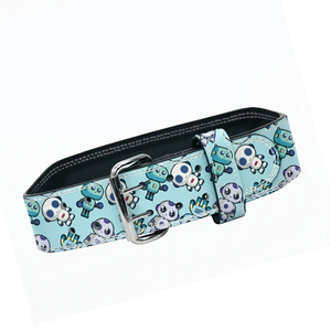 เข็มขัดยกน้ำหนักหนังวัวปรับได้ ป้องกันการลื่น พร้อมดีไซน์เฉพาะตัว สำหรับการฝึกความแข็งแรงและการออกกำลังกายในยิม สำหรับทุกเพศ - Product Image 3