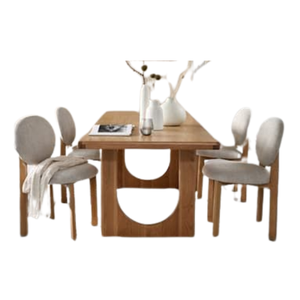 Fabrication en Indonésie meubles de restaurant et de salle à manger ensemble de salle à manger en bois de teck massif produit Costumiz - Product Image 3