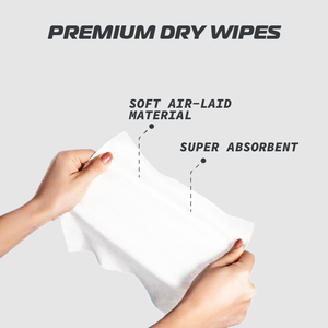 Nouveau produit : Serviettes sèches non tissées blanches pour personnes âgées Krclean XK7, format 50/80 feuilles, lingettes du Vietnam, fournitures de nettoyage en gros - Product Image 2