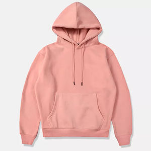 Wholesale 2025 New Arrival <b>Hot</b> Sale Unisex 330gsm 100% <b>Combed</b> Cotton Hoodies Winter and Autumn Pullover With Custom Logo Solid - Product Image 2