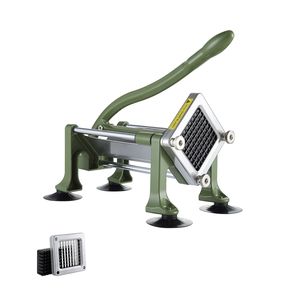 Tagliapatatine Manuale con Lama in Acciaio Inox da 3/8 di Pollice e Grandi Ventose per Verdure - Product Image 1