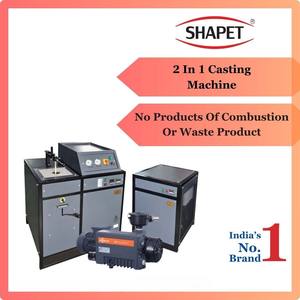 Machine de moulage de bijoux en or Shapet, capacité d'un kg, triphasée, faible consommation, équipement de moulage industriel sans flamme - Product Image 2