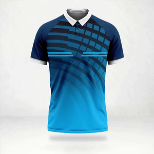 Camiseta de Práctica de Cricket Personalizada, Malla de Poliéster Transpirable, Uniforme Absorbente de Sudor, 100% Poliéster, Secado Rápido, Rendimiento Deportivo - Product Image 2