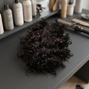 ท็อปเปอร์ผมแท้ Taz Hair BD แบบผูกด้วยมือ  ชนิดผมอินเดีย Remy  ลอนลึกแบบหลวมๆ  ความหนาแน่น 130%  ดีไซน์กลางศีรษะ  ผูกปมแบบมองไม่เห็น - Product Image 4