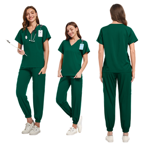Offre Spéciale DuiDE – Tenues Médicales Anti-Plis Lavables pour Infirmières, Ensembles Jogger Médicaux Unisexe avec Détection d'Aiguilles, Sans Coutures - Product Image 1