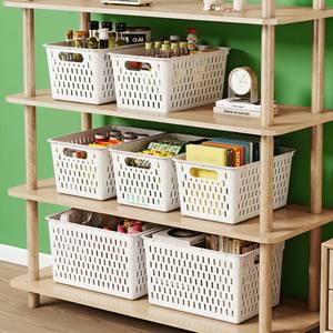 Panier de rangement empilable en plastique PP pour cuisine, réfrigérateur et étagère – Organisateur domestique - Product Image 4