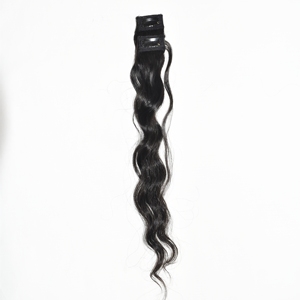 Extensions de cheveux naturels indiens bruts à 100 %, noirs, soyeux, lisses, ondulés, non traités, Remy, double trame, vente en gros - Product Image 6
