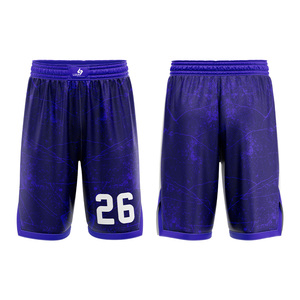 กางเกงบาสเก็ตบอลพิมพ์ลายโลโก้ชื่อทีมตามสั่ง คุณภาพสูง ระบายอากาศได้ดี ซับเหงื่อได้ดี ไซส์ใหญ่ เอวยางยืด - Product Image 1