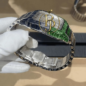 นาฬิกา BRIVA JEWELS รุ่น BJ005 ระบบไขลานอัตโนมัติ ดีไซน์โครงกระดูก ประดับเพชรโมอิสซาไนต์ ตัวเรือนสแตนเลสสตีล สำหรับผู้ชาย ขนาด 41 มม. หน้าปัดอนาล็อก โชว์กลไก - Product Image 4
