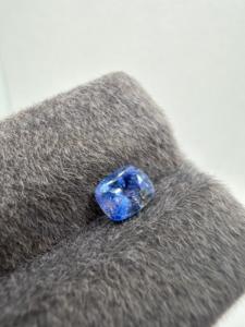 Zafiro Azul Natural 6.5X5.5x4MM 1.40CT Calibrado Corte Cojín Gema Suelta de Ceilán, Sri Lanka para Fabricación de Joyas - Product Image 2