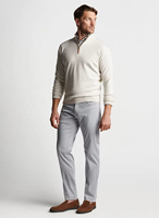 Pull-over en molleton uni d'hiver avec logo personnalisé, col zippé 1/4, pull-over blanc de golf, chemise polo pour homme, sweat-shirt long