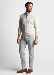 Sudadera de Golf Blanca con Cuello de Cremallera 1/4, Forro Polar Liso de Invierno, con Logotipo Personalizado, para <span class=keywords><strong>Hombre</strong></span>, Estilo <span class=keywords><strong>Polo</strong></span> - Product Image 3