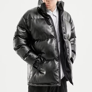 OEM Mens Puffer Jackets Winter Fashion Custom Design Fur Collar Outerwear Streetwwear Puff Down <b>Bubble</b> <b>Coat</b> Men's Puffer Jackets - Product Image 5