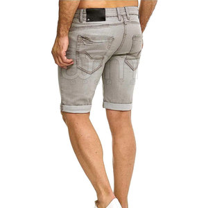 Service OEM, vente en gros, shorts en jean sur mesure, nouvelle collection, shorts en jean à marque privée pour adultes - Product Image 5