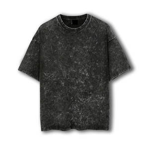 Camiseta Personalizada con Lavado Ácido, 100% Algodón, para Hombre, de Alta Calidad, Transpirable, Servicio OEM, Precio al por Mayor - Product Image 1