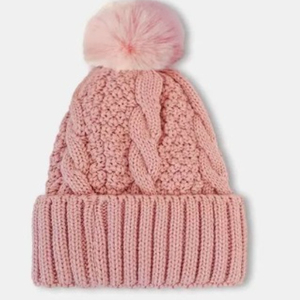 Bonnet unisexe en tricot côtelé de couleur unie, 100% acrylique, hiver, décontracté, adulte, 56-58 cm - Product Image 5